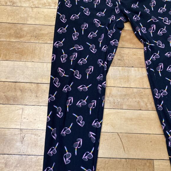 LulaRoe Leggings Women’s One Size Sunglasses Black Stretch Soft - Picture 6 of 13